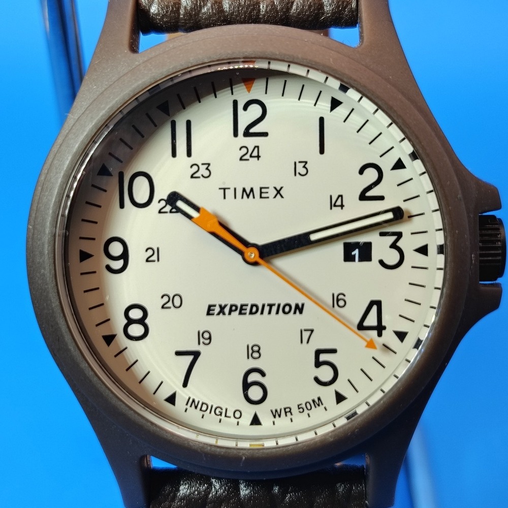 New! 2018 Timex Expedition Indiglo Date 40mm Mens Quartz Field Watch NOS